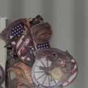 Patelai 40 Pcs Western Christmas Ornament Wooden Cowboy Ornaments for Christmas Tree Wooden Cowboy Saddle Hanging Decorations Western Theme Party Decor for Xmas Tree Farmhouse Home Decor