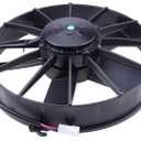 Solarhome New 12 Inch 30102038 VA01-AP70/LL-36A Electric Puller Fan for SPAL 12" P/12V 1640 CFM