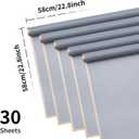 3 x 30 Sheets Silver Gold Edge Flower Bouquet Wrapping PaperFlorist Supplies Waterproof Floral Bouquet Wrapping Paper Bouquet AccessorieFlower Shop Packaging Pape for DIY Gift Wedding Birthday