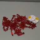 Boao Red 15 Pcs Crystal Snowflake Ornaments for Winter Acrylic Snowflake Decorations Wonderland for Party Favor Celebration