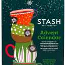 STASH Tea Advent Calendar 2025  24 Days Holiday Tea Sampler & Variety Pack  Black, Green and Herbal Teas