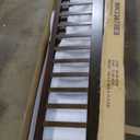 Twin Size Floor Bed with Fence and Without Door,Rubber Wood Floor Bed w/Safety Guardrails/Near The Ground,Easy to Assemble & No Box Spring Needed, Espresso