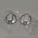 2PCS Gas Stove Knob DG94-04167 Replacement Compatible with Samsung Gas Stove Oven Knobs NX60A6111SS/AA NX60A6311SS/AA NX60A6511SS/AA NX60A6711SS/AA