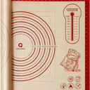 Silicone Baking Pastry Dough Mat - 28x20Inch Extra Large Cookie Bread Rolling Mats Sheet, Nonstick Kitchen Counter Kneading Board, Thick Reusable Pie Cookies Pizza Fondant Making Matt with Measurement