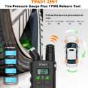 VXDAS TPA01 TPMS Relearn Tool for GM, 150PSI Digital Tire Pressure Gauge, 2 in 1 Tire Pressure Monitoring Sensor Activation Tool for Buick/Chevy/Cadillac/Opel Series Vehicles, 2 Mins Quick Reset