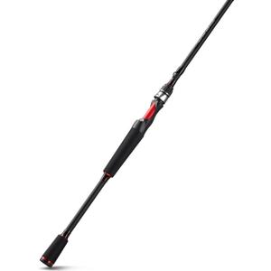 Piscifun Torrent Fishing Rod, IM6 Carbon Baitcaster Rod & Spinning Rod, High Sensitive Lightweight Casting Rod & Spinning Fishing Rod, Zirconium Oxide Rings, 2 Pieces Baitcast Rod & Spin Rod