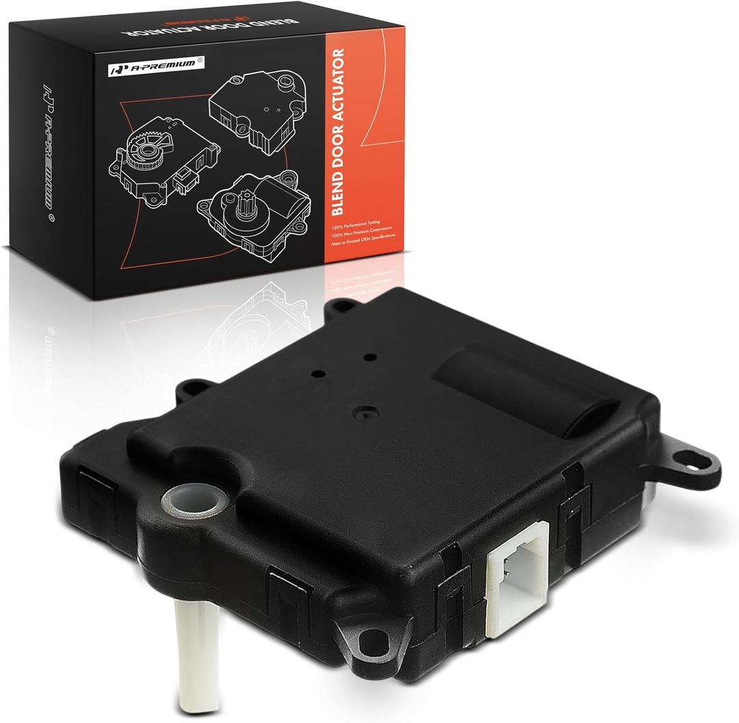 A-Premium HVAC Heater Blend Door Actuator, Compatible with Ford Sable 1994-1995, Taurus & Mercury Sable 1991-1995, Main, Temperature Actuator, Replace# F2DZ19E616A