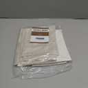 Kitchen Valances for Windows Modern Farmhouse Cotton Linen Valance Curtains Topper Country Rustic Bathroom Small Window Treatment Bohemian Decor (54x18 inch, Natural)