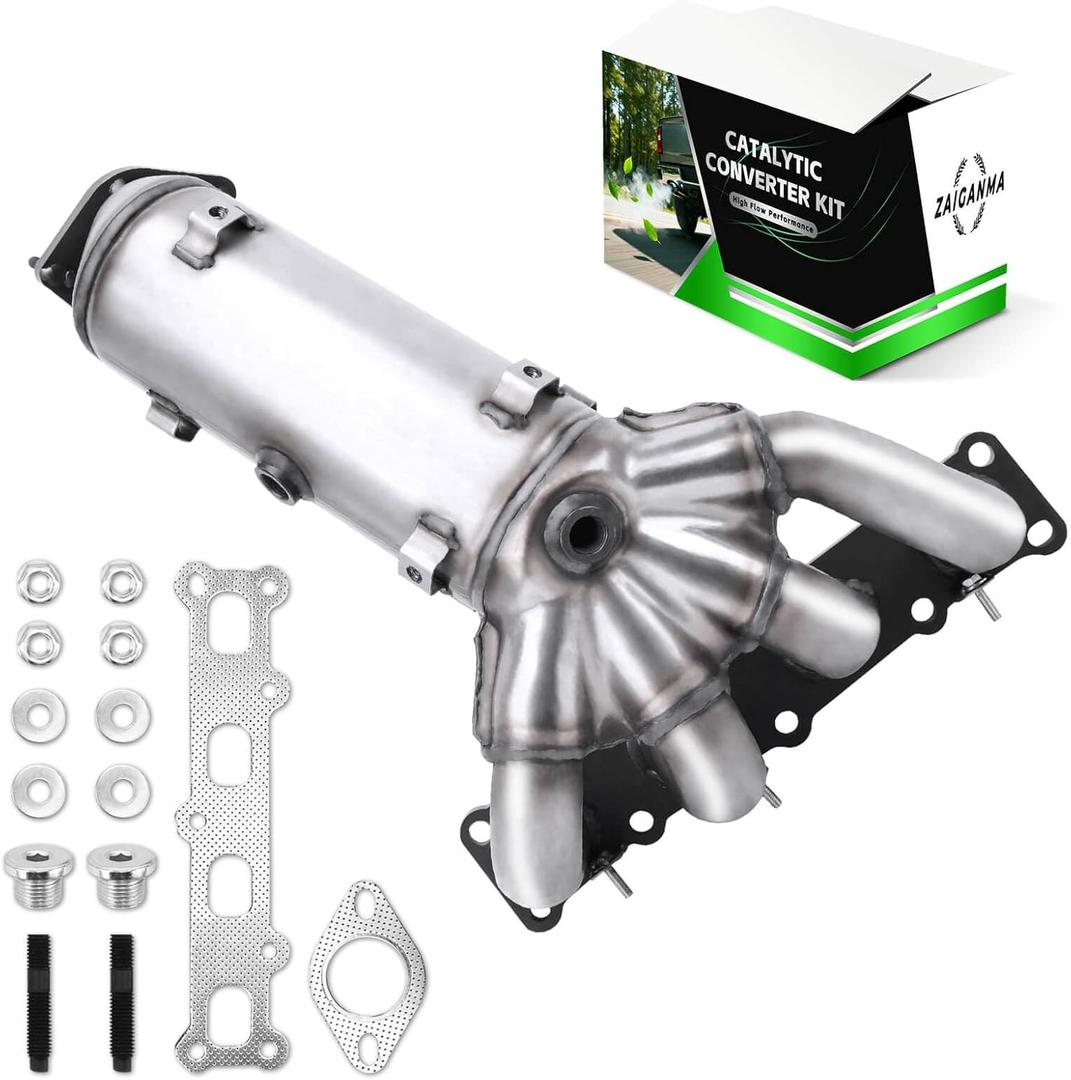 Rear Converter Compatible with 2014 2015 2016 2017 Jeep Cherokee, 2015-2020 Renegade, 2015-2016 Chrysler 200 2.4L, 2013-2016 Dodge Dart 2.0L 2.4L, Direct-fit (EPA Compliant)
