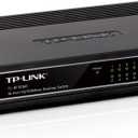 TP-Link 16 Port 10/100Mbps Fast Ethernet Switch , Desktop or Wall-Mounting , Plastic Case Ethernet Splitter , Unshielded Network Switch , Plug and Play , Fanless Quiet , Unmanaged (TL-SF1016D)