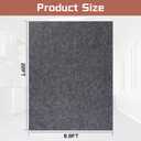 Garage Mats Oversize Garage Floor Paking Mat for Under Car, 8.8 x 22 Ft Non-Slip Gray Garage Flooring Carpets, Absorbent Oil Garage Parking Mat, Waterproof Mats