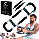 Twister Arm Trainer for Men & Women  Adjustable Chest Workout Equipment (40100 lb) Power Twister Bar, Portable Arm & Chest Muscle Trainer for Home Gym Fitness