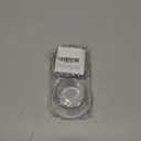 BOXOB 2 Sets Parasol Umbrella Hole Ring Plug and Cap Set, Transparent ABS Plastic Outdoors Patio Table Umbrella Hole Insert Patio Furniture Accessories for Outdoor Yard Garden