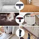 Universal 1.25 Inch Vacuum Brush Attachment Kit Compatible with All Vacuums Using 1-1/4'' Accessories - 1.25 Inch Shop Vac Accessories: Horse Hair Dust Brush, Vacuum Extension Wand and More (7 Pack)