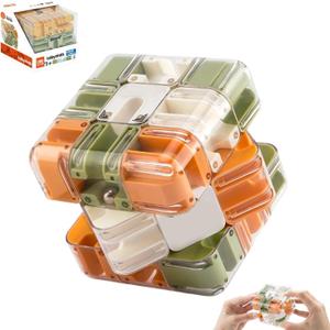 3D Cube Puzzle for Kids 5-8 8-12, Color Matched Game, Education Sensory Toys Birthday Gift for Kids Adults 5 6 7 8 9+ Years Old Boys