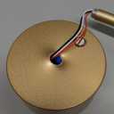 Cordless Table Lamps, 3 Color Rechargeable Lamps Dimmable Touch Bedside Lamp Battery Operated Lamp for Bedroom, Dining Room (Gold)