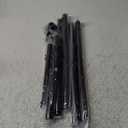 ALLZONE Heavy Duty Tension Shower Curtain Rod 42-83 Inches for Bathroom, Window, Non-Slip, Adjustable with Strong Spring Pole for Closet, Doorway, No Rust, No Drilling, Black