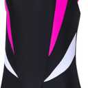 J.E Sterguard Girls' One Piece Swimsuit A Pack of 2 Girls Bathing Suits, Competition Girl Swimsuits Size 6-16 Years