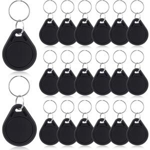 Nfc Tags Keytags Nfc Key Keychain Business Card Digital Programmable 504 Bytes Memory, Compatible with Mobile Phone, 20 Pcs