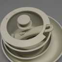 Cuisinluv 5PCS Pots and Pans Set Non Stick, Kitchen Cookware Sets with Detachable Handle, Induction Cookware Sets, Non Stick RV Cookware Cooking Set, Dishwasher  Oven Safe, PFOA Free, Cream White