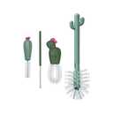 Boon Cacti Replacement Set - Bottle, Straw Brushes, Nipple, Detail - Non Toxic, Durable Nylon, Multicolor, 4 Count