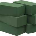 Crafare 6pc Wet Fresh Floral Foam Blocks Green Florist Foam Bricks 8.9(L) X 3.9(W) X 3(H) for Spring Fresh Flower Arrangement and Crafts Supply
