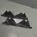 Stainless Steel Stove Gap Covers (2PCS), Stove Gap Filler for Kitchen Oven Counter Side Gap, Range Trim Kit, Easy Clean and Heat Resistant, Adjustable Length 13.8" to 27.5" 1