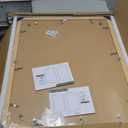 24x30 Frame Set of 2, Natural Oak Wood Style - Display 18x24 Picture Frame with Mat or 24 x 30 Poster without Mat, Wall Mounting Horizontal and Vertical