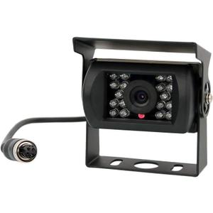 Backup Camera, Reversing Camera, Waterproof Night Vision Wide View Angle Rear View Camera with 4 Pin GX12-4 Connector for RV Camper Truck Trailer Bus Van