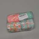 4 Rolls Spring Flower Wired Edge Ribbons 2.5 Inch 20 Yards Pink Green Plaid Craft Ribbon Watercolor Rose Fabric Wrapping Ribbon for Bow Wreath Party Home Decor