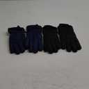 Kids Snow Gloves，Boys and Girls Winter Gloves in Classic Solid Color aterproof and Warm Winter Gear 5-7Years