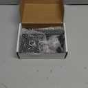 Double Side Gate Latch, Heavy Duty Gate Latch for Wooden Fence, Black Fence Gate Latch with Handles, Left Inswing Gate Latch for Wooden Gates, Vinyl Gate, Backyard, Garden