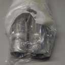 X AUTOHAUX 2 Set 50x250mm Universal Car Exhaust Flexible Pipe Tubing Exhaust Flex Joint Stainless Steel Silver Tone