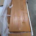 Walker Edison Millie Mid Century Modern 3 Drawer Solid Wood Low TV Stand for TVs up to 80 Inches 70 Inch Caramel