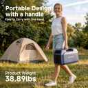 BODEGACOOLER Portable Tent Air Conditioner 6000 BTU, 110V Compressor Camping AC Unit for Tents, 5 Modes Cooling, Remote Control, ≤50dB Portable AC for Camping,Home,RV