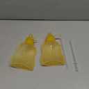 haakaa Pouch Reusable Baby Food Pouch, Reusable Pouches for Toddlers Kids Squeezable Pouch, Washable Freezer - Make Homemade Organic Food for Babies/Toddlers, 4oz, 2 Pack (Yellow)