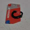 GEAR AID HEROCLIP Carabiner Clip and Hook (Small) For Purse, Stroller, and Backpack, Stealth Black