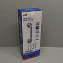 TAILI Grab Bars for Bathtubs and Showers 2 Pack Suction Grab Bar, Heavy Duty Shower Handle Removable Bath Handrails for Seniors and Elderly, Bathroom Safety Grip No Drilling Waterproof,Grey (16.8", Gray)