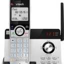 VTech IS8121 Super Long Range Cordless Phone 2300 Ft, DECT 6.0 Bluetooth Connect to Cell, Expandable with Answering Machine, Smart Call Blocker, Intercom
