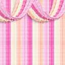 16Pcs Pink-White Peach Party Decorations Streamers Garland, 160FT Four-Leaf Clover Hanging Banner, Paper Garland Pastel Streamers for Birthday Bachelorette Wedding Baby Shower Decorations for Girl
