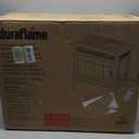 duraflame Freestanding Electric Fireplace Stove Heater with 3D Flame Effect for 1,000 Sq. Ft. Room, Black