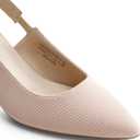 DREAM PAIRS Women's Kitten Heels Slingback Closed Toe Low Pumps Dress Bridal Elegant Wedding Casual Shoes, 7.5