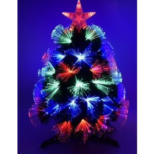 Stcomart Small Pre-lit Artificial Christmas Tree, Fiber Optic Tabletop Xmas Tree