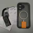 SPORTLINK for iPhone 17 Case - IP68 Waterproof Military Protective Full Body Heavy Duty Shockproof 360 Sealed Dustproof with Camera Screen Protector Phone Cover for iPhone 17 6.3" Black