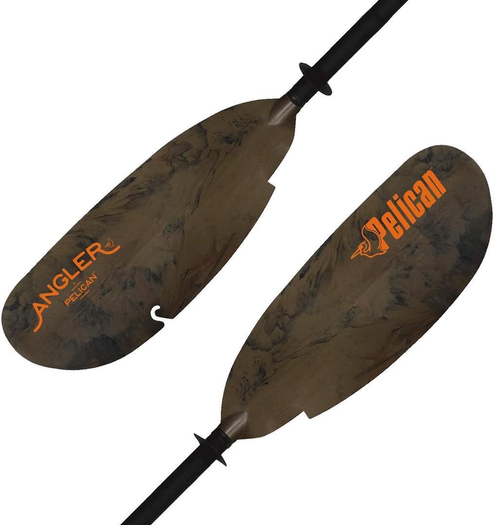 Pelican - Poseidon Angler Paddle - Aluminum Shaft with Reinforced Fiberglass Blades - Lightweight, Adjustable Kayaks Paddles - Perfect for Kayak Fishing, 98.5"