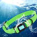 2 x Waterproof Dog Collars,Easy Clean Collar,Adjustable Dog Collars for Small,Medium, Large Dogs(Green, M)