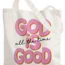 God Says You are Christian Canvas Tote Bags for Women, Inspirational Christian Gifts for Women