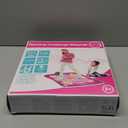 SUNLIN Dance Mat - Rhythm Step Play Mat - Dance Game Toy Pad with LED Lights, Gift for Kids Girls 3-12, Adjustable Volume, Built-in Music, 3 Challenge Levels (Pink)