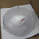 Semi Flush Mount Ceiling Light Brushed Gold - Clear Glass Pendant Lamp Shade, Modern Farmhouse Light Fixture for Hallway Corridor Kitchen Entryway Bedroom, Bulb Not Included