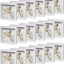 Only17 Pack Shadow Box Frame Display Case Shadow Box Square Picture Frame for Photos Flower Memorabilia Wedding Bouquets Father Day Graduation Gift Object Tickets Wall and Tabletop(White, 5 x 5 Inch)